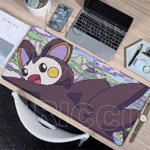Potdemiel | Pokemon Emolga Anime Cao Su Chống Trơn Trượt Miếng Lót Chuột Chơi Game Chuyên Nghiệp Để Bàn Thảm Có LockEdge Cho Bàn Phím Máy Tính
