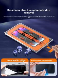 xilixili | Ultra Clear High Definition Tempered Glass Film For Apple iPhone 14 Pro Max Full Screen Protection Dust Free Warehouse Drop Proof