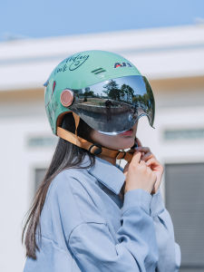 AIS | UV Protection Blue Helmet for Women Summer