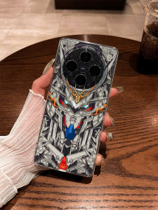 LINGRONG | Transparent Soft Shockproof Anime Gundam Trendy Phone Case