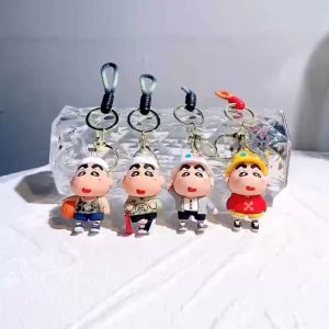 Gantungan Kunci 3D Karakter Shinchan Lucu Keychain Karakter Lucu