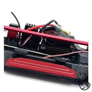 Left and Right Edge Protection for Hyper GO MJX 1/10 10208 Accessories Metal Upgrade Parts Kit Rc Model Crawler Car Truck Buggy