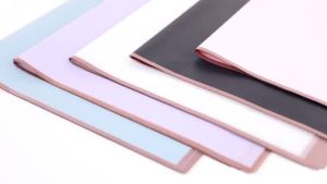 Kertas Wrapping Bouquet isi 20: Kertas Buket Bunga List Gold & Rose Gold