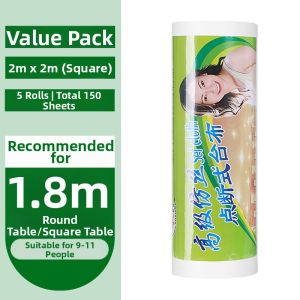 MOMIAN | Disposable Rectangular Plastic Tablecloth