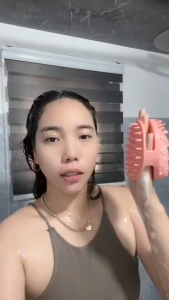 2-in-1 Silicone Scalp Massage & Shower Brush for Adults and Kids