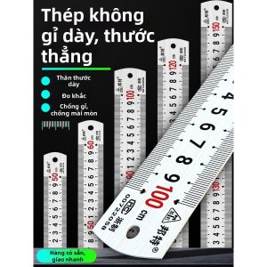 forsso | High Precision Thick Steel Ruler 1m