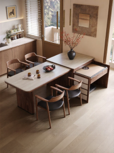 Multi-functional Island Dining & Mahjong Table Marble