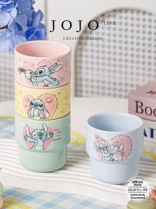 JOJO LIFE | Lilo & Stitch Polka Dot Stacking Cup High-temperature Firing