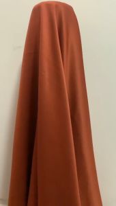 1/2 Meter Bahan Kain Satin Velvet Premium Warna Terracota Terakota Furing Kebaya Bridesmaid