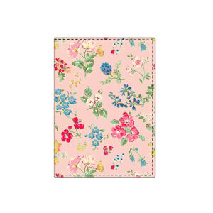 Flower Passport Cover Butterfly Credit Card Holder Women PU Leather Business Card Bag Ladies Passport Holder Girl Gift