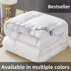 Thick Warm Winter Duvet Insert Feather-like Fabric with Chevron Pattern Anti-Feather Fabric