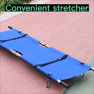 Aluminum OR Steel Frame OR Soft Patient Foldable Stretcher