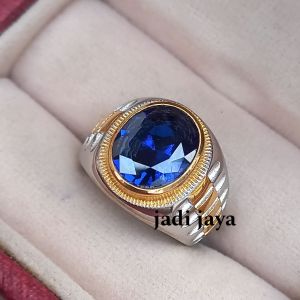 Cincin Batu Blue King Safir Super Keren