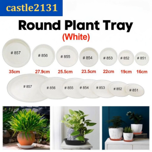 Plastic Round Plant Tray Pot Catch Plate Thick Durable Plastic Saucer for Flower Pot Planter Water Drip Tray Garden Home Available in Multiple Sizes