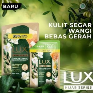 Lux Hijab Series Olive Honey Body Wash 825ml x2