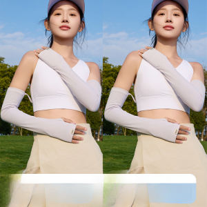 MiiOW | Tay lụa băng chống nắng cho nữ mùa hè 2025 Tay lụa băng chống tia UV khi đi xe đạp và lái xe Tay bảo vệ ngoài trời