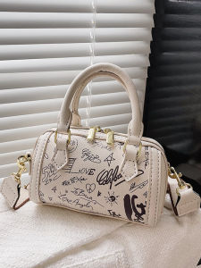 Casual Crossbody Handbag Pillow Shape DIY Material Gift Versatile Single Shoulder Slanting Handbag Trendy Leisure Handbag