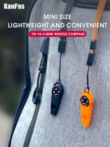 Kanpas Survival Multifuntion MINI Whistle Compass  Life Saving Scout Compass