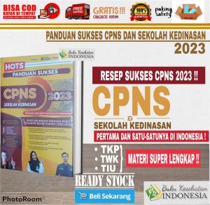 Buku SUKSES CPNS DAN SEKOLAH KEDINASAN 2023 Modul Resmi Taktis Cpns 2023 Fr Soal Asli Terkini - Terupdate / Buku Cpns 2023 / Cpns 2023 Buku Tes CPNS PPPK 2023 BUKU KISI - KISI RESMI TES CPNS TENAGA MEDIS
