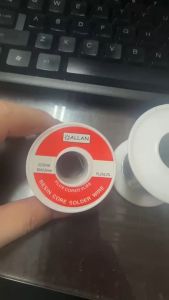 ALLAN 0.6mm 0.8mm 1.0mm Resin Core Solder Wire Lead Solder Wire 28℃ Melting Point