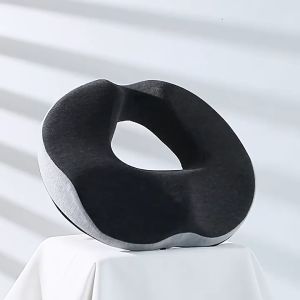 Donut Pillow Hemorrhoid Seat Cushion for Office Chair Premium Memory Foam Chair Cushion Orthopedic Pain Relief Tailbone Coccyx Prostate Postpartum Pregnancy & After Surgery Sitting Relief - Support Pillow for Office Car Home and Wheelchair