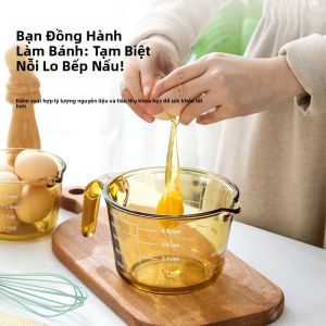 AMERCOOK | Heating Measuring Cup with Lid
