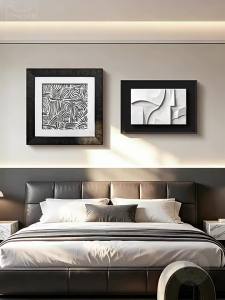 HAOJIUBUJIAN | Modern Minimalist Headboard Decorative Painting 3D New 2026 Abstract Geometric Art