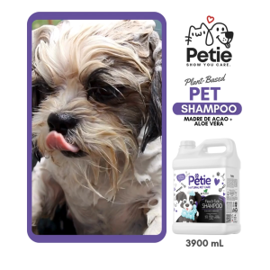 Petie Lavender Madre de Cacao Shampoo for Pets - Aloe Vera Extract, Vitamin-Rich - Safe for All Animals - Gentle Nourishing Formula
