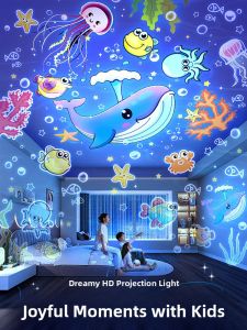 Onefire | Starlight Projection Night Light Bedroom Decor For Kids