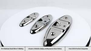 5" Mooring Cleat Folding Boat Accessories Marine 316 Stainless Steel Marine Boat Yacht Bollard Boat Ship Mooring Dock Neat Cleat