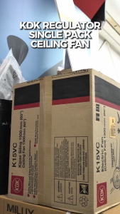 [SINGLE PACK] KDK CEILING FAN REGULATOR K15VO/K15VO-PBR/K15WO/K15WO-SL/K12VO/K12VO-PBR/K12WO/K15WO-S
