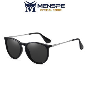 MENSPE Driving Sunglasses Mens Polarized Sunglasses Fashion Round Frame Sunglasses UV400 Clear Vision Sunglasses Cycling Riding Running Fishing Glasses for Men Women