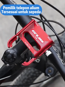 Paket Breket Holder + GVB P30 P10 GVB P30 Holder Motobar Original Alumunium Alloy Holder Hp Motor Tempat Handphone Dudukan Hp
