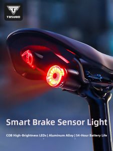 TOSUOD | Smart Brake Night Riding Light Bicycle Light