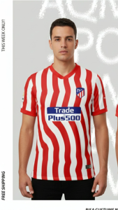 Jersey Bola Inspired Atlético de Madrid City Concept – Custom Nama & Nomor