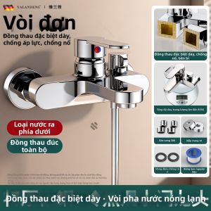 YALANDENG | Van Tắm Nóng Lạnh Pha Trộn Đồng Bao Gồm Lắp Đặt