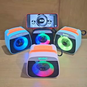 Speaker ERRLY X922 Bluetooth Portable LED Disco RGB Wireless TWS 2 IN 1 Power Bass + Stand Hp