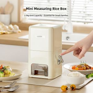 RA Mini Rice Dispenser Airtight Container Moisture Proof Insect Resistant PET Grain Storage Box AR
