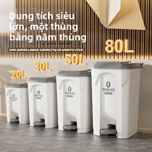 ABEPC | Thùng Rác Bếp Ngoài Trời Dung Lượng Lớn Có Nắp
