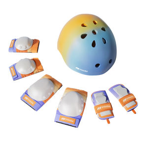 FYOUGA | Childrens Roller Skating Helmet & Knee & Elbow Pads Set