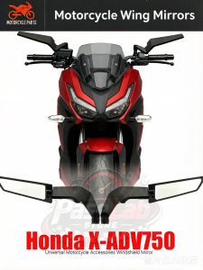 For Honda X-ADV750 XADV750 XADV 750 ADV 350 ADV 160 Motorcycle Accessories carbon fibre Mirror Stealth Winglets Rearview Mirrors