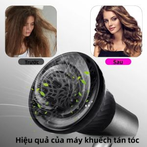 Phụ Kiện Tạo Kiểu Tóc Xoăn Đa Năng Cho Máy Sấy Tóc Điện Dùng Được Ở Tiệm Cắt Tóc Và Nhà Chất Liệu Nhựa