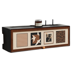 ARTPIONEER | Vintage Wall Mount WiFi Router Box Storage Wire Concealer