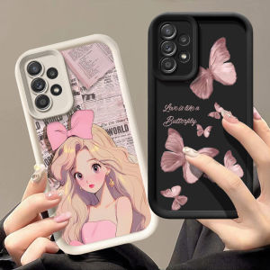 Fashionable Student Galaxy A23 4G Phone Case Creative Cute Cartoon Protective Shell for Girls Eco-friendly Silicone Cover