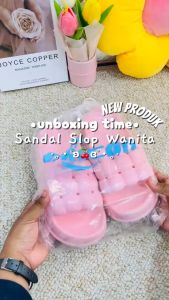 MYFEIDA - ORICON 358 SANDAL WANITA SLOP SANDAL RUMAH MODEL ANYAMAN SUPER SOFT ANTI SLIP