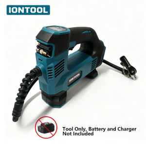 IONTOOL 18V 140W Cordless Air Compressor Tire Inflator Power Tool for Car Bike Tire Inflation and Emergency Use Bare Unit
