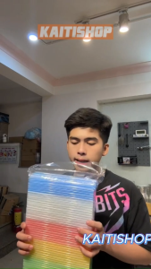 500 Gram Ống Hút Sọc Màu Phi 6  Ống Hút Sọc Đầu Bằng Ống Hút Sọc Đầu Nhọn Ống Hút Nhiều Màu