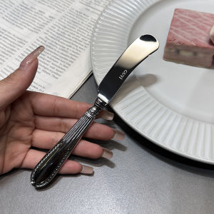 English Style Stainless Steel Butter Knife Spreading Cheese Cream Knife Home Use Scraper Knife for Dessert Jam Butter Knife