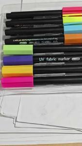 Bút Vẽ Huỳnh Quang Phản Quang UV 8 Màu Dụng Cụ Vẽ Mồi Câu Cá Tự Chế Trang Trí Quần Áo Vẽ Graffiti Của HITORA