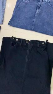 SAGITA FASHION-COD- Theana Rok Jeans Wanita // Rok Span Hightwaist STREiAT 7/8 kekinian
